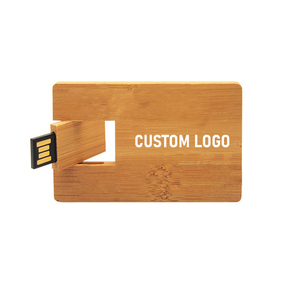 Clé USB personnalisée 64GB 32GB 16GB 8GB 4GB 128MB Carte de crédit en bois Clé USB Disque U Memory Stick Carte de visite en bois Flash Drive - Product Image 1