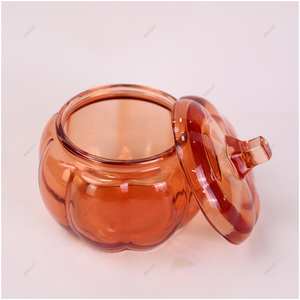 Vases à bougies <span class=keywords><strong>en</strong></span> <span class=keywords><strong>verre</strong></span> modernes et luxueux <span class=keywords><strong>en</strong></span> forme de citrouille, porte-<span class=keywords><strong>bougie</strong></span> uniques <span class=keywords><strong>en</strong></span> forme de citrouille <span class=keywords><strong>pour</strong></span> la décoration de la maison - Product Image 4