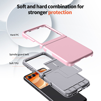 Funda Protectora de Doble Capa de TPU y PC con Acabado Mate para Motorola Razr 70 Razr 2026, con Protección de Bisagra