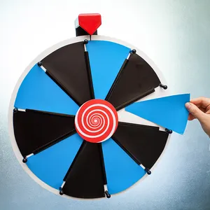 15 дюймов приз колесо слот для карт с цветным со стирающейся от маркера Колесо Фортуны торговой выставки Fortune спина игры