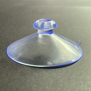 Ventosa de vacío de goma de silicona de PVC transparente/transparente con cabeza de hongo para vidrio - Product Image 5