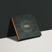 Boîte magnétique de luxe avec logo personnalisé Boîte en carton rigide de Noël avec calendrier de l'avent vide avec compte à rebours de 24 jours pour dessert chocolat