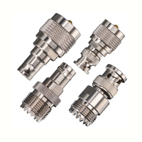 BNC mâle/femelle vers UHF SO239 PL-259 mâle/femelle 4 Type RF Kit de connecteur coaxial pour antennes CB Radio