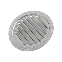 Accessoires de quincaillerie marine : Grilles d'aération en acier inoxydable 316 avec persiennes