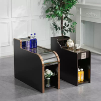Table d'appoint en bois écologique pour spa, canapé, table de massage, double USB, avec rangement pour salon de beauté
