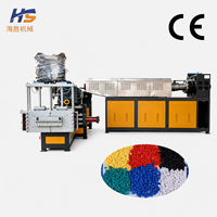 Granulateur de plastique usagé personnalisé à prix d'usine, machine de recyclage de PVC et HDPE à vis simple