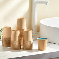 APP Biodegradable Eco-Friendly Paper Cups Multiple Ounce Sizes Single Wall Kraft Paper Global Bulk Wholesale Available for