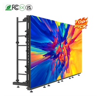 Écran LED d'extérieur P2.9 IP65 pour scène, panneau 500x500mm, conception à verrouillage rapide pour la location, économie d'énergie, haute luminosité, mur numérique d'animation