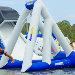 水遊び装置インフレータブル海水遊園地フローティングインフレータブル水スイング - Product Image 5