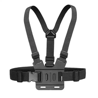 Soporte de Clip Elástico Ajustable 2 en 1 para Teléfono, Correa de Pecho para Cámara de Acción, Soporte para GoPro, iPhone, Samsung Smartphone