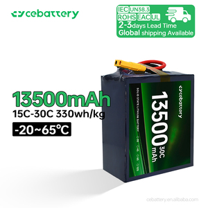 Batería de Alta Densidad de 350 Wh/kg, 6s 7S 8S 12S 14S 11000 mAh 17000 mAh, Baterías de Estado Sólido para Drones, Hexacópteros y Cuadricópteros, 10000 mAh-6S - Product Image 5