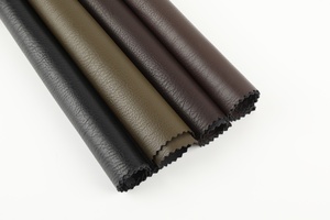 Rouleau de tissu en cuir PU de qualité supérieure pour vêtements de mode, matière en cuir artificiel respirante et douce pour vestes en cuir, jupes et manteaux - Product Image 2