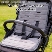 Coussin de confort universel pour poussette Prodigy Wholesale, respirant, lavable, en coton/polyester, pliable, pour nouveau-nés