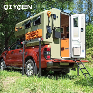 Fabreplass kabin ekspedisi tempat tidur datar 4x4 kotak Pop up Offroad Shell Tempat Tidur pendek kanopi geser di truk Camper untuk Pickup Australia - Product Image 3