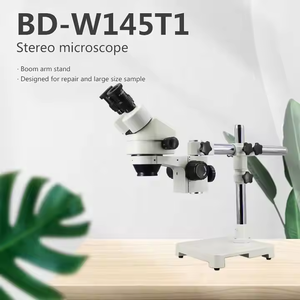 Microscopio estéreo trinocular con soporte de pluma única Boshida para comprobación Industrial electrónica soldadura móvil Rerpair - Product Image 4