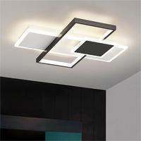 Salon Plafonnier Minimaliste Chambre LED Plafonnier Haute Qualité Carré Fer Acrylique 220v 90 Plafonnier Moderne
