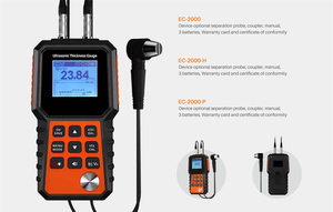 Jauge d'épaisseur numérique à <span class=keywords><strong>tube</strong></span> ABS haute précision, instruments de <span class=keywords><strong>mesure</strong></span> de largeur, mini jauge d'épaisseur numérique à ultrasons KBD EC-2000-P - Product Image 5