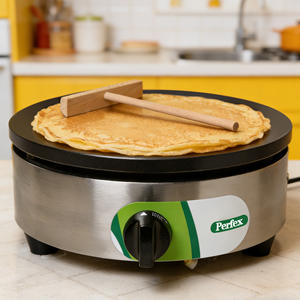 Crêpière à <span class=keywords><strong>gaz</strong></span> ronde, machine à crêpes en fonte, machine à crêpes en acier inoxydable, qualité professionnelle, robuste, vente chaude - Product Image 1
