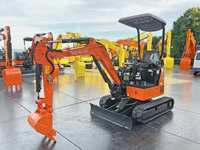 Mini-excavatrice hydraulique sur chenilles Hitachi ZX17U - Occasion, excellent état, moteur et boîte de vitesses d'origine japonaise inclus, 2022