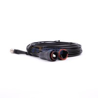 Câble assemblé RPM2534692 FLX DLC UPC vers ODC double D, SM G657A2, 4,8 mm, 2 ou 8 fibres, connecteur fibre optique Full Axs
