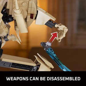 HTL Nuevo Diseño 3 en 1, Set de Bloques de Construcción de <span class=keywords><strong>Guerra</strong></span> Espacial, Figuras Transformables de Robot <span class=keywords><strong>del</strong></span> <span class=keywords><strong>Futuro</strong></span> y Avión de Combate, Juguetes para Niños y Adultos - Product Image 6