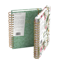 Carnets d'activités et agendas personnalisés de luxe à couverture rigide B4, élégants, en gros, avec spirale et bande élastique dorée, impression sur mesure pour fournisseurs