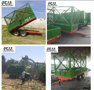 <span class=keywords><strong>Remolque</strong></span> de descarga de tractor en tándem usado para agricultura agrícola - Product Image 4