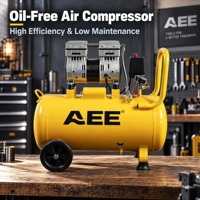 Compresseur d'air industriel 8 bars, 50 litres, refroidissement automobile, portable, 750 W, moteur en cuivre, pompe, compresseur d'air pour voiture