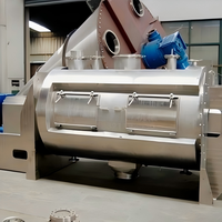 Mélangeur industriel en acier inoxydable série LDH-6 avec moteur à courant continu pour le mélange de poudres, le mélange de granulés et le traitement par lots