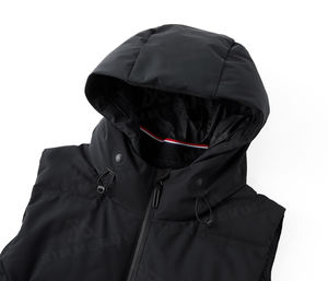 Oem personalizado abajo <span class=keywords><strong>chaleco</strong></span> Stand Collar Canada Plus hombres abrigo <span class=keywords><strong>ganso</strong></span> abajo abrigo mujeres - Product Image 3