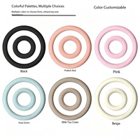 Anneau de musculation pour yoga, pilates, aérobic, squats et exercices de renforcement du tronc, avec construction en fonte de fer et silicone