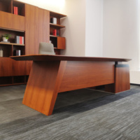 Fournitures de bureau modernes de luxe, organisateur de bureau, Table de directeur général de haute technologie, poste de travail en forme de L, mobilier de bureau
