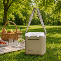 Glacière rigide étanche et durable de 10 L avec sangle réglable, facile à transporter, pour le stockage de glace