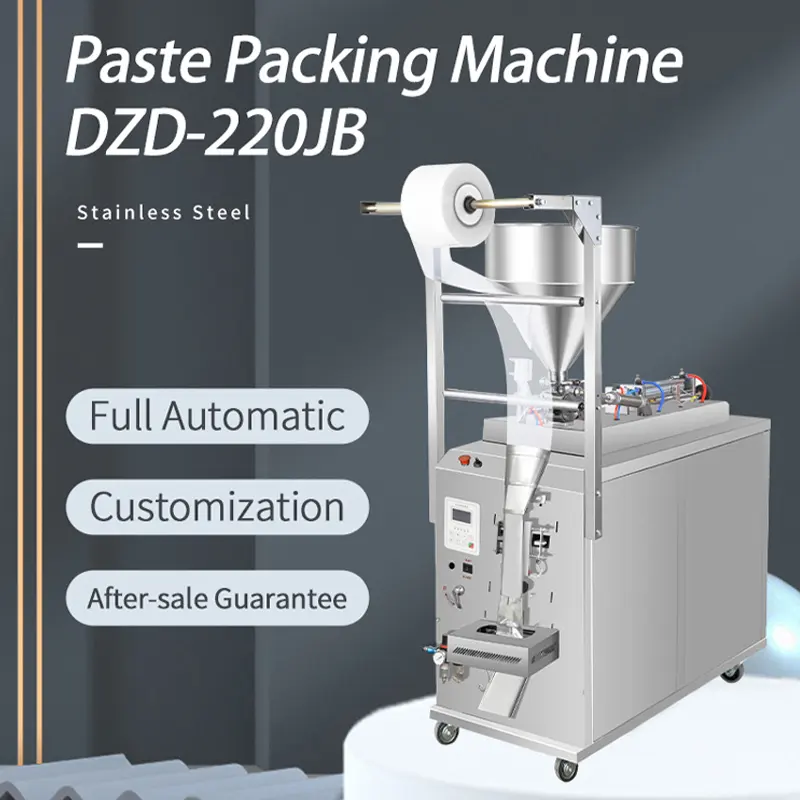 DZD-220JB Automatic Sachet Fazendo Enchimento Líquido Tomate Paste Amendoim Manteiga Máquina De Embalagem