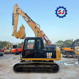 Excavatrice sur chenilles hydraulique CAT 313D Pro d'occasion pour travaux de terrassement et de construction - Product Image 4