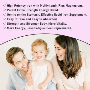 High Quality Iron Liquid Drops with Iron High Potency Iron with Multivitamin Plus Magnesium Easy to Take and Easy to Absorbed - Product Image 4