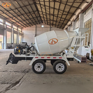 1,5 m³ Zementmischer-Maschine, Mini-Betonmischer-LKW mit Anhänger, Mobiler Betonmischer mit EPA-Motor - Product Image 1