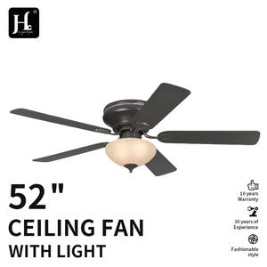 Ventilador de Techo Clásico de Estilo Europeo de 52 Pulgadas con 5 Aspas, Motor de CC, Luz Interior Silenciosa, Lámpara de Araña con Enchufe Estadounidense, Fuente Decorativa de Metal - Product Image 1