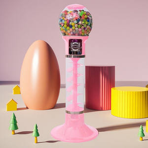 Китайский хит продаж: оптовая продажа от производителя — автомат для конфет, шариков и игрушек в капсулах (спиральный, настольный) - Product Image 4