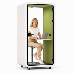 Cabina Acustica Modulare Personalizzata per Ufficio, Cabina Insonorizzata per Telefono, Pod Rimovibile per Lavoro in <span class=keywords><strong>Studio</strong></span> - Product Image 3