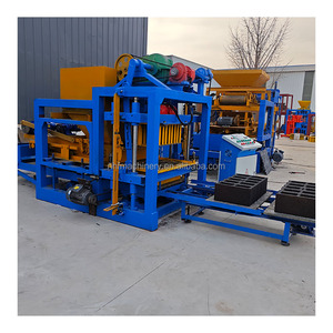 Máquina Automática de Baja Inversión QT4-25 para Fabricar <span class=keywords><strong>Bloques</strong></span> de Hormigón y Cemento, Máquina para Hacer Ladrillos de Pavimento, Soporte Técnico <span class=keywords><strong>en</strong></span> Línea con Video - Product Image 2