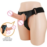 PRETTY LOVE Dildos con Correa Ajustable, Juguetes Sexuales para Estimulación Anal y del Punto G, para Mujeres, Parejas y Lesbianas