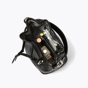 Customized Design Women's Retro High Quality Leather <b>Handbag</b> Women's Bucket Bag - Product Image 5