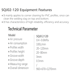Xách tay góc làm sạch máy sử dụng <span class=keywords><strong>uPVC</strong></span> cửa sổ máy móc để bán cung cấp 50 Windows/ngày động cơ hàn algeria PVC thợ hàn - Product Image 4