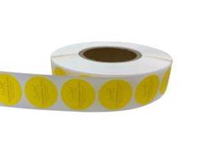 Durable Synthetic Paper Waterproof Oil Proof Adhesive Round Home <strong>Diffuser</strong> Refill Custom Design Sticker Craft OEM ODM - Product Image 2