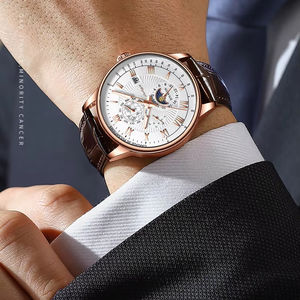 นาฬิกาแฟ<span class=keywords><strong>ช</strong></span>ั่นใหม่สำหรับผู้<span class=keywords><strong>ช</strong></span>ายนาฬิกา<span class=keywords><strong>หนัง</strong></span><span class=keywords><strong>ค</strong></span>วอตซ์นาฬิกาข้อมือผู้<span class=keywords><strong>ช</strong></span>ายกันน้ำเรืองแสงแสดงวันที่กีฬานาฬิกาหรูสำหรับผู้<span class=keywords><strong>ช</strong></span>าย - Product Image 5