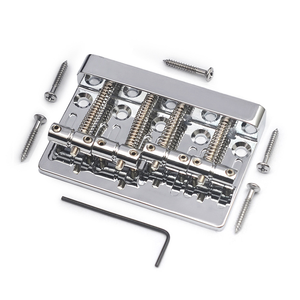<span class=keywords><strong>Ponte</strong></span> per basso Vintage a 4 corde 80x53MM fondo corda attraverso la spaziatura delle corde 19MM <span class=keywords><strong>ponte</strong></span> fisso basso nero/cromato - Product Image 2