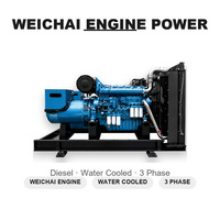Groupe électrogène diesel à châssis ouvert 250 kVA-1000 kVA, moteur Weichai, démarrage automatique, triphasé 400 V-480 V, 50 Hz 60 Hz, puissance de pointe et de secours