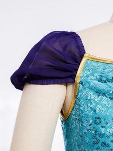 Traje de Danza del Vientre para Niñas de 6 a 16 Años, Estilo Princesa Árabe, Mono con Superposición, para Cosplay, Actuaciones, Fiestas, Competencias de Danza Latina y de Salón - Product Image 3