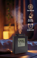 Diffuseur d'arômes intelligent, double design, sur table, alimenté par USB et batterie, contrôlable par application, écologique, 300 ml, pour hôtel et usage domestique
